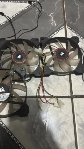 3 Fans Corsair SP120 LED Red (120mm)