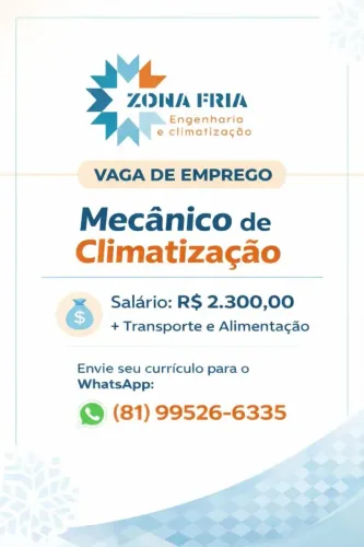 Vaga Mecânico de Refrigeração