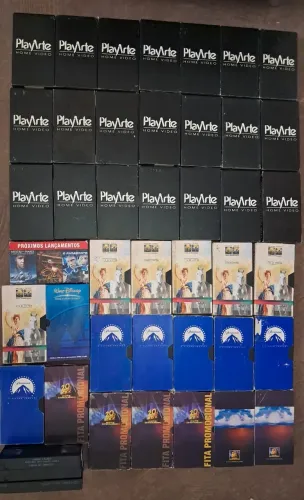 Lote VHS DE FITAS DE SERVIÇO 