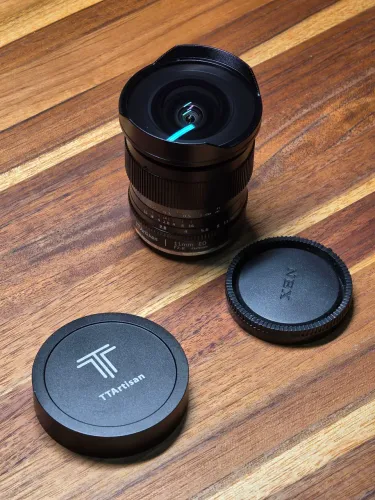 Lente Sony e-mount fullframe TTArtisan 11mm F2.8 olho de peixe
