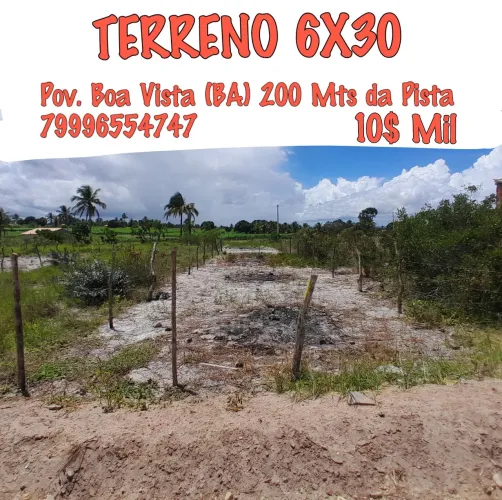 TERRENOS E LOTES EM LAGOA REDONDA BAHIA OU BOA VISTA