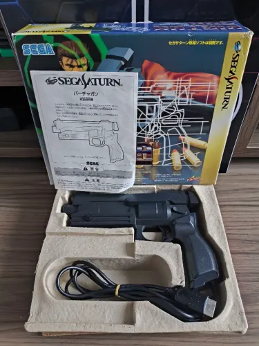 Virtual Cop 1 Para Sega Saturn Com Caixa e Manual Original