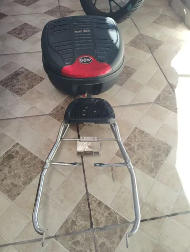 Bagageiro + Bauleto para Moto
