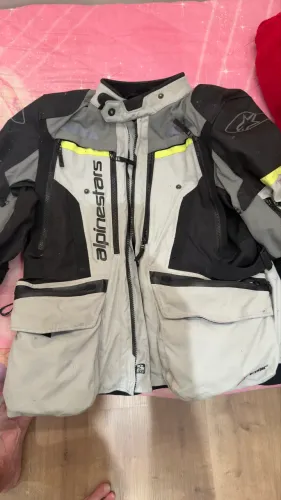 Jaqueta Alpinestars Bogota Impermeável Parca Big Trail Cinza (Usado)