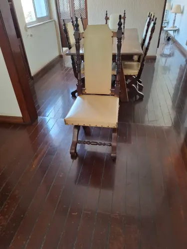 Mesa de Jantar 6 cadeiras móvel nobre 