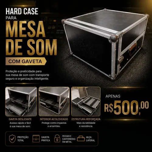 Hard Case para Mesa de Som 