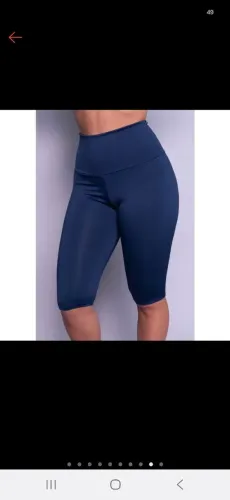 Bermudão Fitness Feminino Suplex Liso