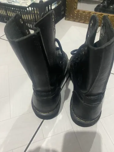 Botas couro legítimo 