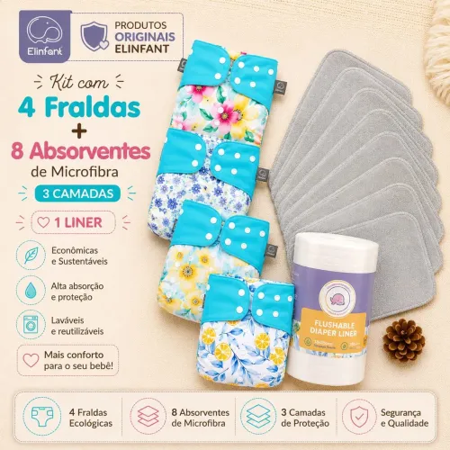 Fraldas ecológicas Elinfant