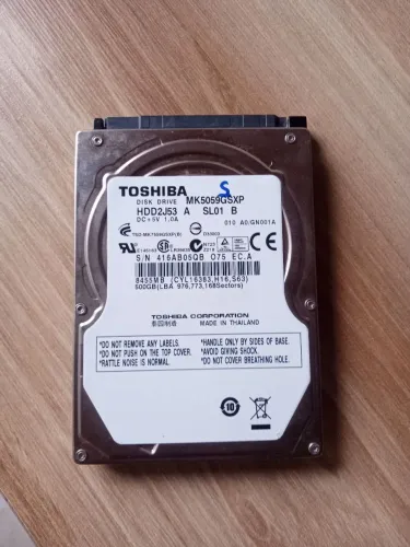 HD 500GB para conserto (Defeito 0GB)