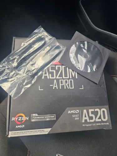 Kit upgrade, placa mãe A520M-A PRO, Processador AMD Ryzen 5 5600G