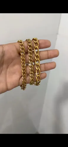 Pulseira banhada a ouro 