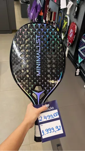 Raquete beach tennis minimalist flash 2025