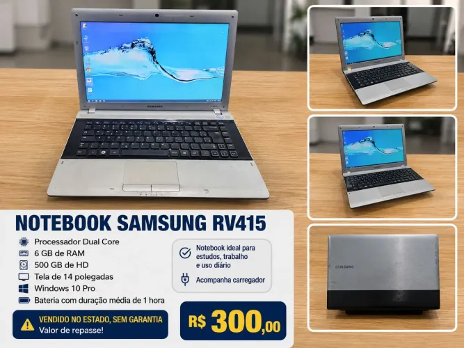 Notebook Samsung básico Jundiaí SP 