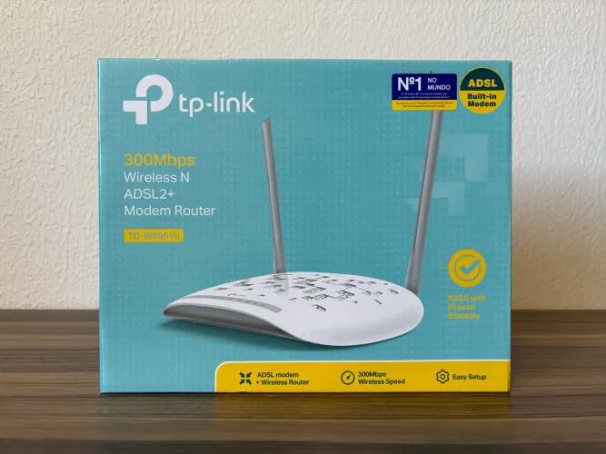Modem ADSL Roteador TP-Link TD-W8961N