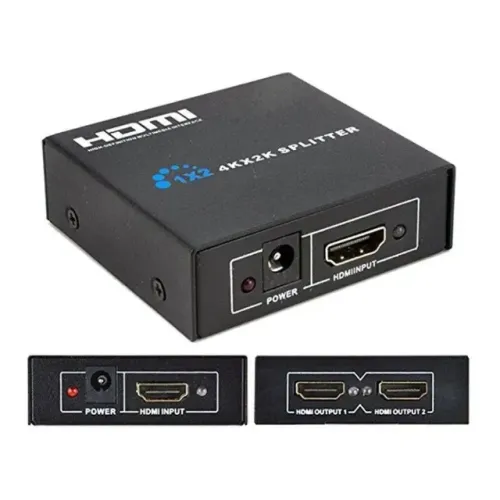 Splitter Distribuidor Divisor Hdmi Hdcp 1x2