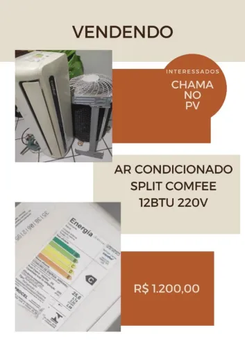 AR CONDICIONADO SPLIT CONFEE 12BTU 220V