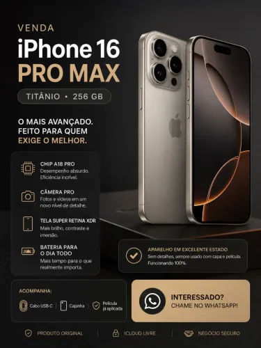iPhone 16 pro max 256gb