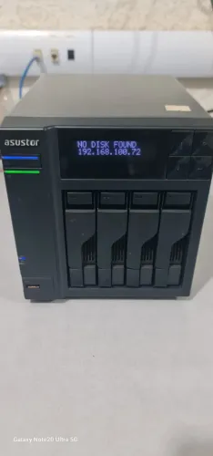 NAS ASUSTOR MODELO AS604-T 4 BAIAS 3,5"