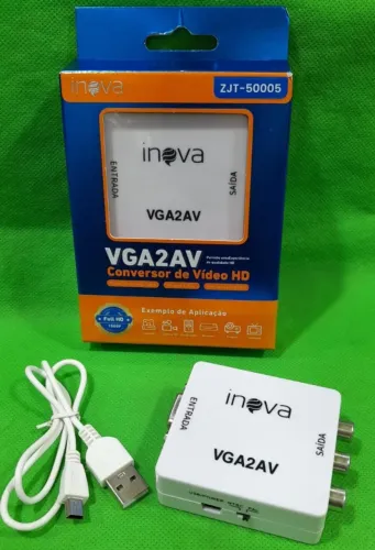 Conversor VGA x RCA - Entrega Grátis