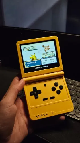 NOVO - Console portátil Powkiddy v90s (modelo atualizado do V90)