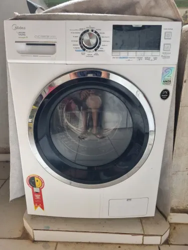 Lavadora Midea Storm Branco Lava 12kg/Seca 8kg
