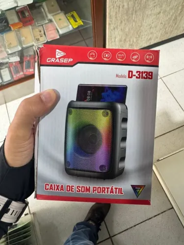 Caixa de Som Portátil Grasep D-3139 