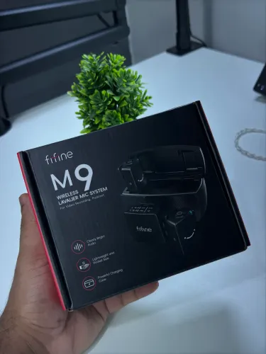 Microfone de Lapela Sem Fio Fifine M9