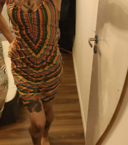 Vestido colorido