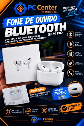 Fone bluetooth