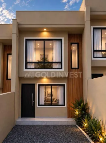 Casa á Venda na planta com 2 quartos no bairro Águas Claras em Brusque