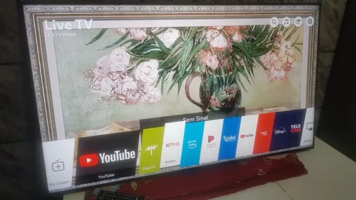 Tv Smart 50 4k Lg Excelente Impecavel Completa
