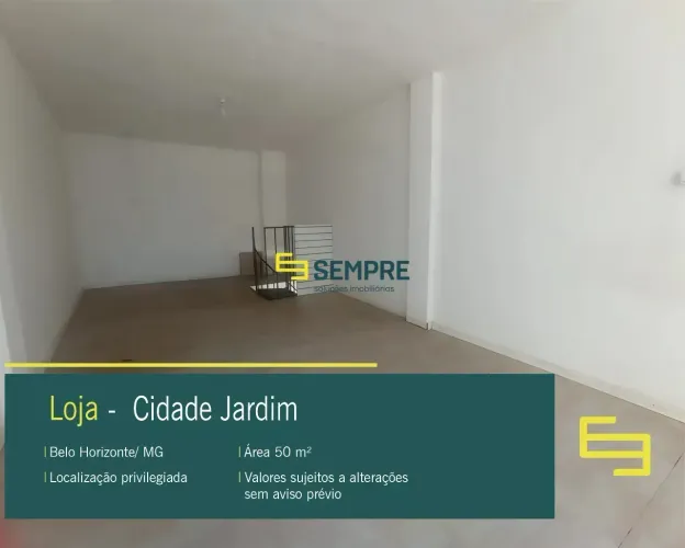 Loja para alugar na Cidade Jardim, Belo Horizonte- MG