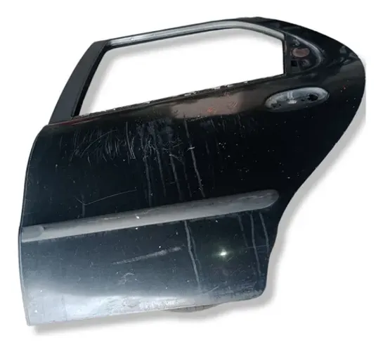 Porta Traseira Esquerda Fiat Siena Palio 4p 1997 A 2001 Traseira Esquerda Preto