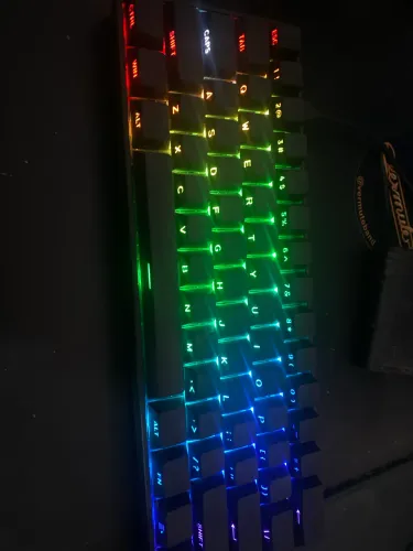 Teclado magnético 60% akko fun 60 pro he, em perfeito estado.