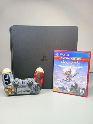 Playstation 4 1TB + Controle Original Personalizado e games