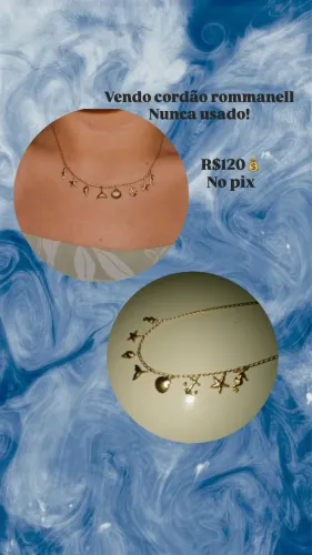 Cordão rommanel 