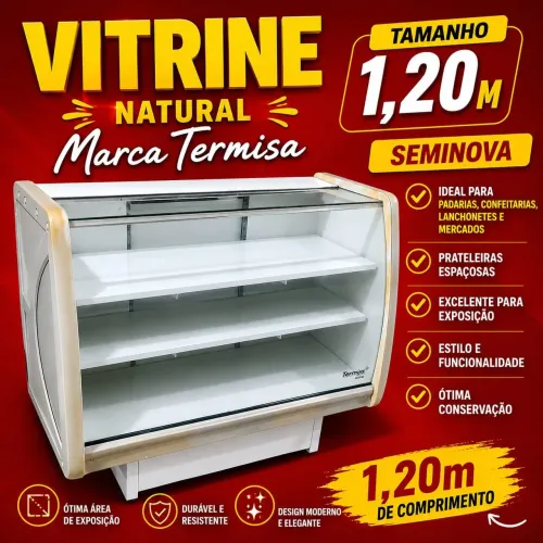 Vitrine Natural e Check Out 