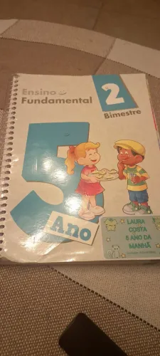 Livros Adventista 1 e 2 do 5°ano