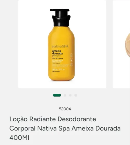 Loção ameixa dourada