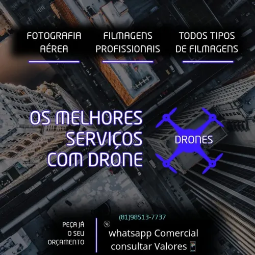 Filmagens / Fotografias aéreas com alta resolução