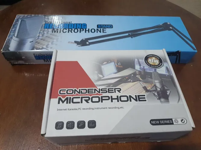 Kit Microfone Condensador BM-800 + Braço Articulado