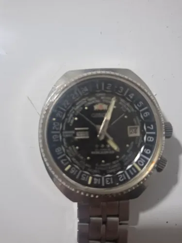 Relógio Orient World Diver Vintage Automático Para Restauro