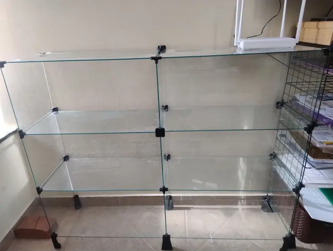 Balcão de vidro