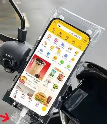 Capa celular impermeável entrada carregador/entrega gratis