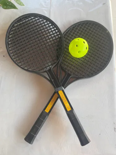 Par de Raquetes Gamma Copa Junior Antigas + 2 Bolinhas