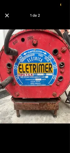 Máquina de solda com carrinho