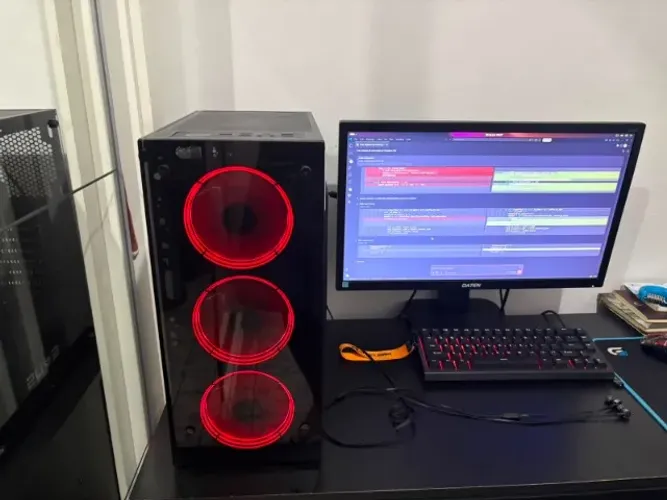 PC Gamer Ryzen 5 5600G | 16GB RAM | SSD NVMe 500GB Computador rápido e potente