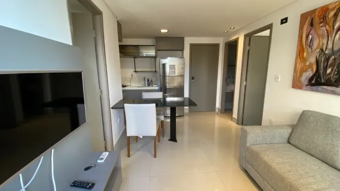 Apartamento para aluguel, 01 quartos, sala, varanda, mobiliado, beira mar Cabo Branco