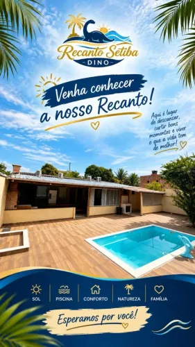 CASA PARA TEMPORADA SETIBA GUARAPARI COM PISCINA